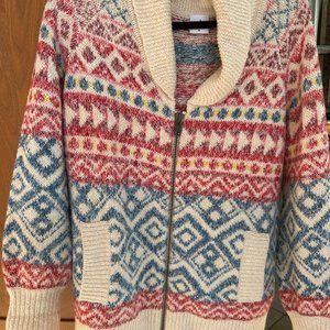 Beautiful Cabi Highlands Sweater #3847 Fair Isle Design, M, EUC